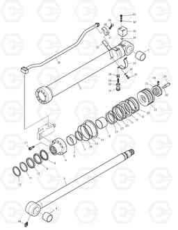 4390 ARM CYLINDER - ARM 2.5m (ARTI) L/V DX140LC, Doosan