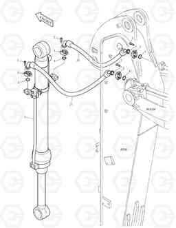 6540 ARM PIPING - ARM 2.1m DX140LC, Doosan