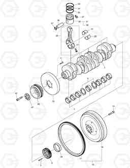 016 DRIVING SYSTEM DX160LC, Doosan