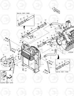 1130 RADIATOR MOUNTING DX160LC, Doosan