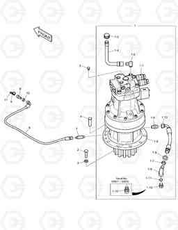 1190 SWING DEVICE DX160LC, Doosan