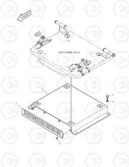 1410 SEAT PLATE DX160LC, Doosan