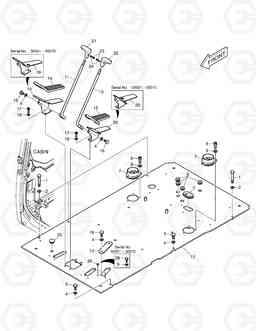 1520 FLOOR PLATE DX160LC, Doosan