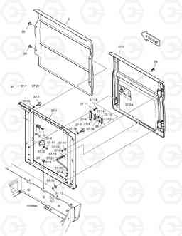 1600 SIDE DOOR - R.H DX160LC, Doosan