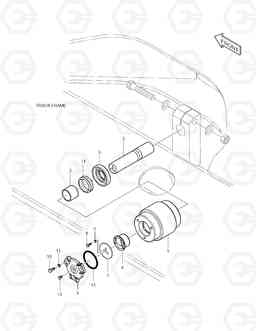 2140 UPPER ROLLER DX160LC, Doosan