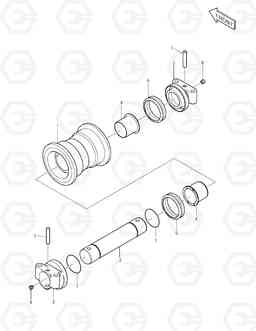 2150 LOWER ROLLER DX160LC, Doosan