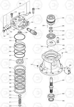 4140 SWING MOTOR DX160LC, Doosan