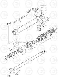 4240 ARM CYLINDER - LOCK VALVE DX160LC, Doosan