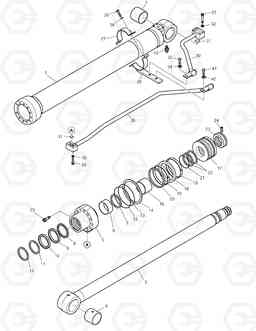 4320 BOOM CYLINDER - R.H (ARTI BOOM) DX160LC, Doosan