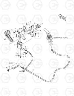 6370 PILOT PIPING - TWO WAY(2) DX160LC, Doosan