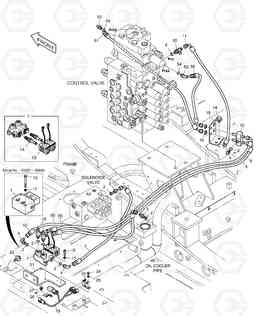 6470 PILOT PIPING(1) - ROTATING DX160LC, Doosan