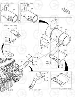 1150 MUFFLER DX180LC, Doosan