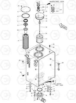 1220 OIL TANK DX180LC, Doosan