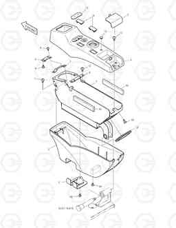 1340 CONTROL STAND - R.H. DX180LC, Doosan