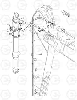 3150 ARM PIPING - ARM 2.6m DX180LC, Doosan