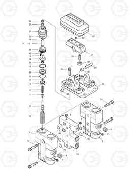 4200 PEDAL VALVE DX180LC, Doosan