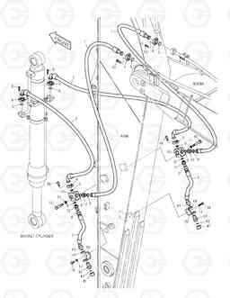 6710 ARM PIPING - ARM 3.1m(CLAMSHELL) DX180LC, Doosan