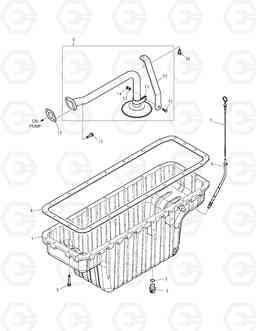 022 OIL PAN DX255LC, Doosan