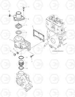 023 THERMOSTAT DX255LC, Doosan
