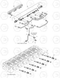 029 INJECTION PIPE DX255LC, Doosan