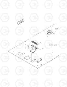 1530 FOOT REST - L.H. DX255LC, Doosan