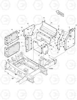 1560 BAFFLE DX255LC, Doosan