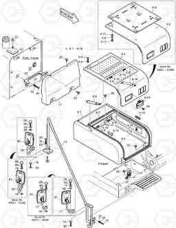 1590 BATTERY COVER DX255LC, Doosan