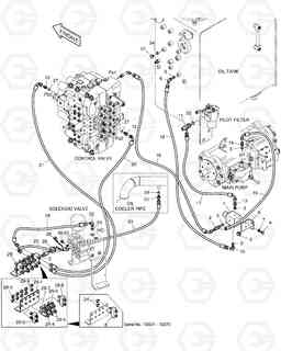 1780 PILOT PIPING - ONE & TWO WAY DX255LC, Doosan