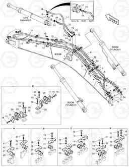 3130 BOOM PIPING DX255LC, Doosan