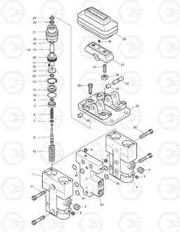 4210 PEDAL VALVE DX255LC, Doosan