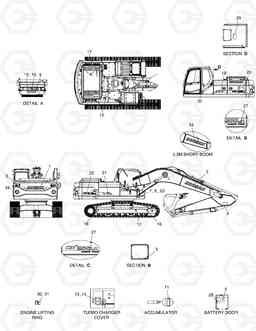 5130 DECAL - EUROPE DX255LC, Doosan