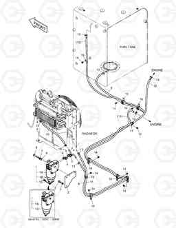 1220 FUEL PIPING DX140W/DX160W, Doosan