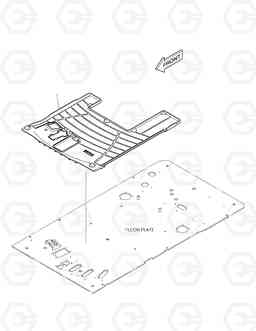 1630 FLOOR MAT DX140W/DX160W, Doosan