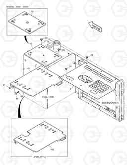 1750 COVER DX140W/DX160W, Doosan