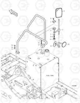 1760 HANDRAIL DX140W/DX160W, Doosan