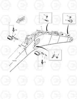 1890 ELECTRIC PARTS - WORK LAMP DX140W/DX160W, Doosan