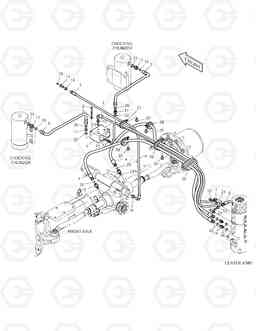 2180 STEER & CHOCKING PIPING DX140W/DX160W, Doosan