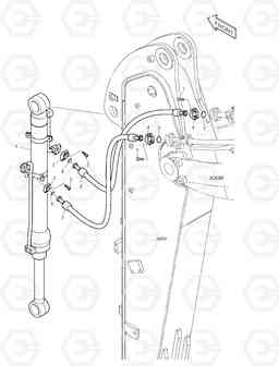 3150 ARM PIPING - 2.1m DX140W/DX160W, Doosan