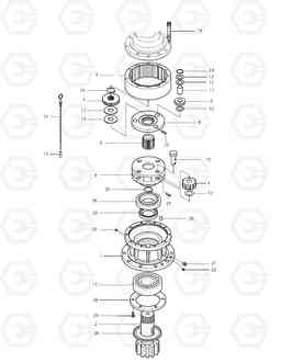 4150 SWING REDUCTION GEAR DX140W/DX160W, Doosan