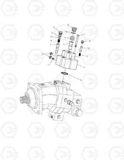 4200 TRAVEL MOTOR - STROKE LIMITER DX140W/DX160W, Doosan