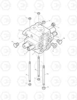 4530 CONTROL VALVE - ARTI. BOOM DX140W/DX160W, Doosan