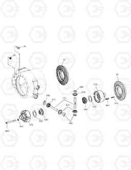 4610 DIFFERENTIAL GEAR - REAR AXLE DX140W/DX160W, Doosan