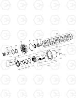 4640 OUTPUT - REAR AXLE DX140W/DX160W, Doosan