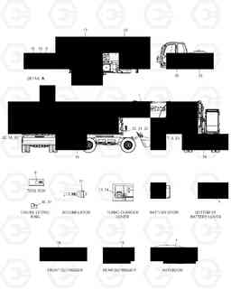 5130 DECAL - EUROPE DX140W/DX160W, Doosan