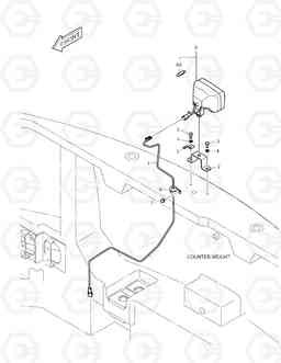 6260 WORKING LAMP - REAR LAMP DX140W/DX160W, Doosan