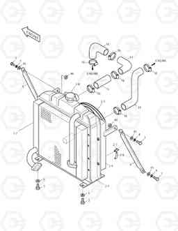 1120 RADIATOR SOLAR 150LC-V, Doosan