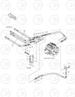 1270 MAIN PIPING(4) SOLAR 150LC-V, Doosan