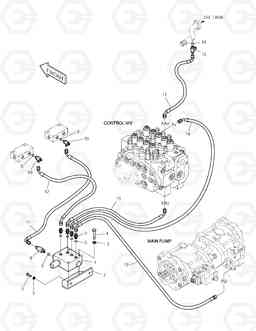 1375 PILOT BREAKER PIPING SOLAR 150LC-V, Doosan