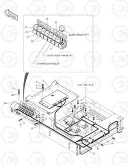 1620 ELECTRIC BOX ASS'Y(2) SOLAR 150LC-V, Doosan