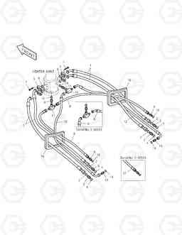 2180 TRAVEL PIPING SOLAR 150LC-V, Doosan